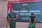 Pimpin Sertijab Danramil dan Perwira Staf, Dandim 0808/Blitar Tekankan Optimalisasi Kinerja Satuan