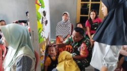 Wujud Babinsa Tawangrejo Dampingi Kegiatan Posyandu, Demi Tingkatkan Layanan Kesehatan Masyarakat