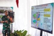 Dandim 0808/Blitar Dampingi Pangdam V/Brw Kunjungi Lokasi Brigif/Yonif TP Di Kesamben