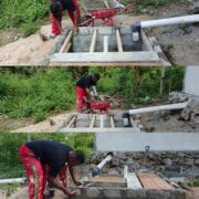 Satgas TMMD Ke-128 Kodim 1801/Manokwari Kerjakan Pembuatan Bak Septictank RTLH