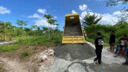 Dorongan Material Kembali Tiba, Satgas TMMD ke-128 Kejar Target Pembangunan Fisik