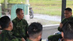Wapangkoops TNI Habema Tinjau Kesiapsiagaan Prajurit di Pos Kotis Dekai