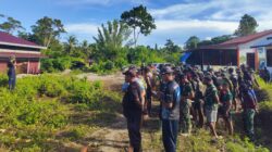 Awali Tugas dengan Apel Pagi, Satgas TMMD ke-128 Kodim 1801/Manokwari Siap Kerja Maksimal