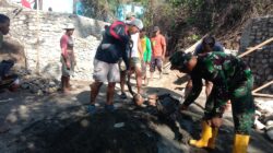 Pembangunan Jembatan Garuda Masuk Tahap Plesteran, Kodim 1505/Tidore dan Warga Terus Kebutan Pekerjaan