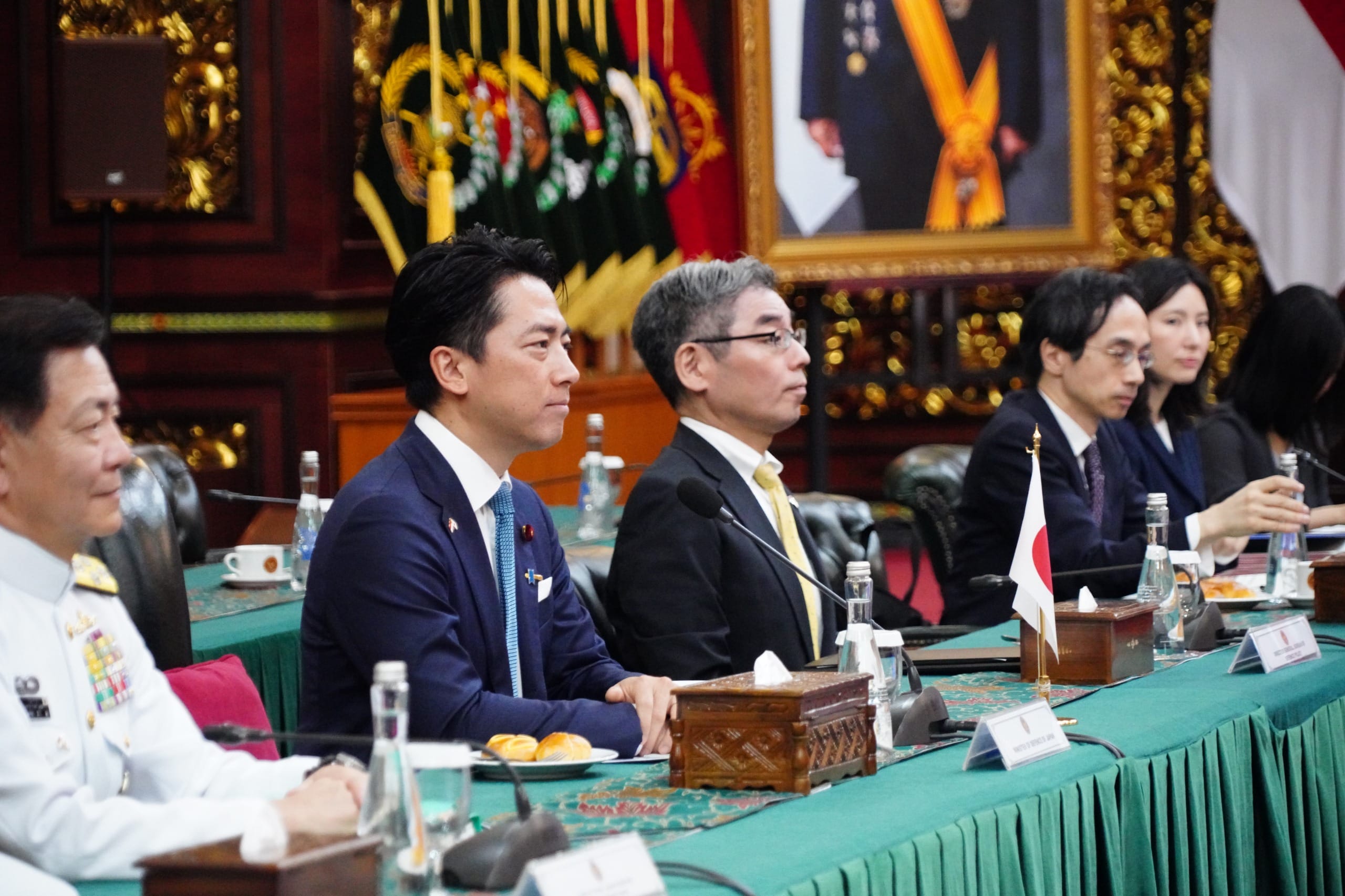 Perkuat Kemitraan Strategis Melalui Pertemuan Bilateral, Panglima TNI Dampingi Menhan RI Terima Kunjungan Menhan Jepang