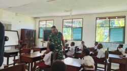 TNI Tanamkan Wawasan Kebangsaan kepada Generasi Muda melalui TMMD Ke-128 di Wilayah Kodim 1801/Manokwari