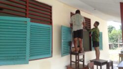 TNI Percepat Renovasi Sekolah melalui TMMD Ke-128, Progres SD Inpres 62 Asai Masuki Tahap Finishing