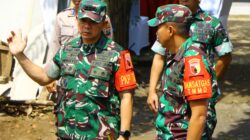 Danrem 083/Baladika Jaya Terima Paparan Singkat Progres TMMD Ke-128 di Desa Brabe