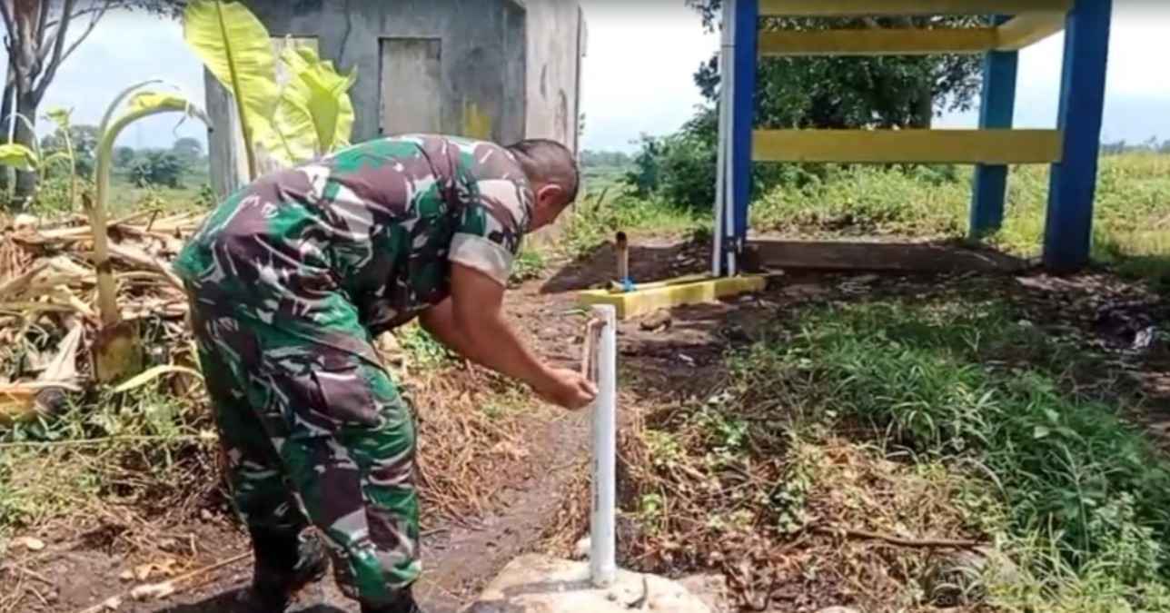 TMMD Ke-128 Kodim 0820/Probolinggo, Pembangunan Sumur Bor Dukung Lahan Pertanian di Wilayah Pedesaan