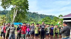 Apel Pagi TMMD Ke-128 Kodim 1801/Manokwari Perkuat Semangat Satgas di Tanah Rubuh: Komandan SSK Kerahkan Personel Ke Sasaran Pembangunan