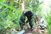 Semangat Satgas Percepat Proses Penyambungan Pipanisasi Demi Penuhi Kebutuhan Air Bersih Warga