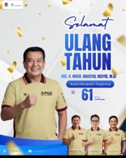 Ulang Tahun ke-61, Bupati Tangerang Disapa Hangat Ketua Askab PSSI