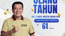 Ulang Tahun ke-61, Bupati Tangerang Disapa Hangat Ketua Askab PSSI