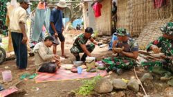 Penuh Keakraban, Satgas TMMD Ke-128 Kodim 0820/Probolinggo Nikmati Makan Siang Bersama Warga
