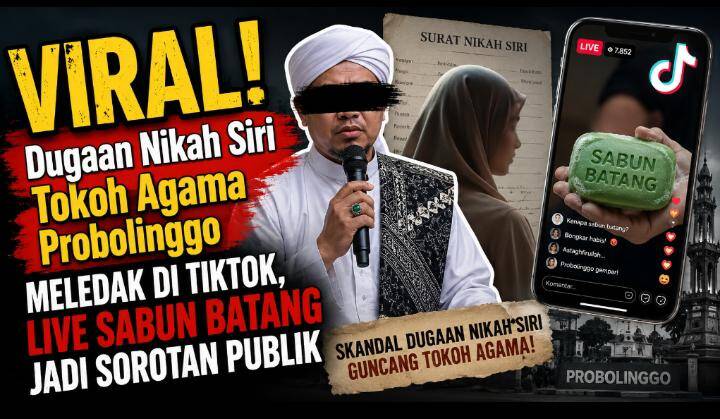 Heboh Live TikTok SABUN BATANG, Dugaan Nikah Siri dengan Tokoh Agama NH Jadi Bola Panas Heboh Live TikTok SABUN BATANG, Dugaan Nikah Siri dengan Tokoh Agama NH Jadi Bola Panas