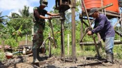 Melalui TMMD Ke-128, Kodim 0908/Bontang Bangun Sumur Bor sebagai Solusi Air Bersih Warga
