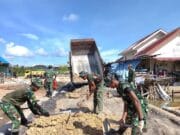Progres Pembuatan Badan Jalan TMMD Ke-128 Kodim 0908/Bontang Capai Tahap Penimbunan