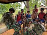 Prajurit Koops TNI Habema Serentak Berikan Pelayanan Kesehatan di Pelosok Papua