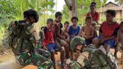 Prajurit Koops TNI Habema Serentak Berikan Pelayanan Kesehatan di Pelosok Papua