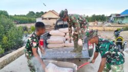 Demi Tepat Waktu, Satgas TMMD Ke-128 Kodim 0908/Bontang Maksimalkan Distribusi Material Pembuatan Badan Jalan