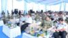 Panglima TNI Bersama Menteri Pertanian Melaksanakan Panen Raya Kedelai Ketahanan Pangan TNI AL di Nganjuk