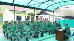 Kodim 1714/Puncak Jaya Gelar P4GN dan Tes Urin Personel Semester I TA 2026