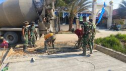 Jelang Penutupan TMMD Ke 128, Satgas Kodim 0908/Bontang Kebut Pengerjaan Sasaran Fisik Utama