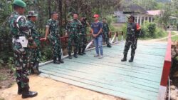 Tim Wasev Sterdam VI/Mulawarman Tinjau Langsung Progres TMMD Ke-128 Kodim 0908/Bontang