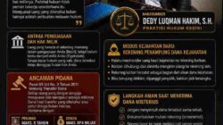 “Mengira Rezeki Nomplok, Berujung Jeruji Besi” — Praktisi Hukum Dedy Luqman Hakim Warning Bahaya Dana Misterius di Rekening