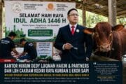 Dari Ruang Sidang ke Tengah Masyarakat: Dedy Luqman Hakim dan LBH CAKRAM Rayakan Idul Adha dengan Aksi Nyata