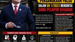 Viral Bukan Vonis: Fenomena Laporan Palsu dan Bahaya Kriminalisasi di Era Media Sosial, Dedy Luqman Hakim: “Hukum Tidak Boleh Dijadikan Arena Pelampiasan Dendam”