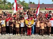 Kegiatan Peringati Hari Lahir Pancasila, Membuat Tawa dan Senyum Kebahagiaan Anak-Anak Papua Kembali Pecah