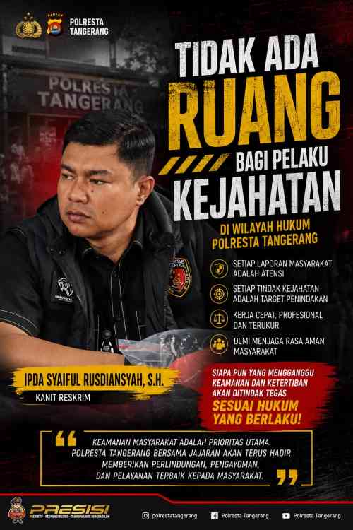 Humanis dalam Pelayanan, IPDA Syaiful Rusdiansyah Tak Pernah Lunak terhadap Kejahatan
