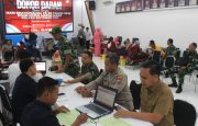 Babinsa Kodim Bojonegoro Ikuti Donor Darah Hari Bhayangkara Tahun 2026