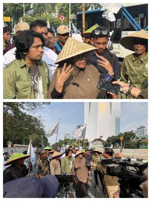 Petani dan Masyarakat Adat Desak Reforma Agraria, Aksi Terpusat di BSI Tower