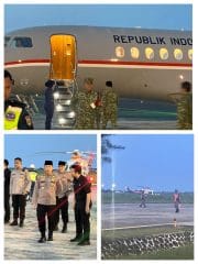 Pengamanan Berlapis Warnai Keberangkatan Dua Tokoh Nasional dari Juanda