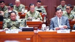 Panglima TNI dan Menhan RI Hadiri Raker Bersama Komisi I DPR RI
