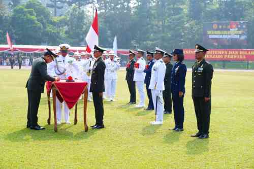 1.737 Perwira Remaja TNI Resmi Dilantik, Panglima TNI: Pangkat adalah Amanah