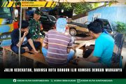 Jalin Kedekatan, Babinsa Kota Bangun Ilir Komsos dengan Warganya
