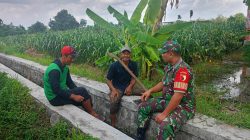 Serap Aspirasi Petani, Sertu Yudhi Rimba Gelar Komsos Ketahanan Pangan Bersama Poktan Kembang Kuning