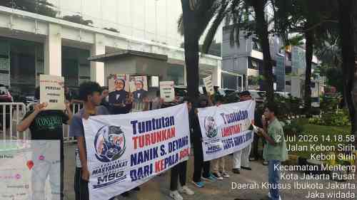 Aksi Damai di BGN, Koalisi MBG Suarakan Penolakan Kepemimpinan Baru