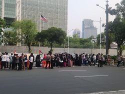 1.000 Hari Konflik Gaza, Massa AWG Sebut Dunia Gagal Lindungi Warga Palestina