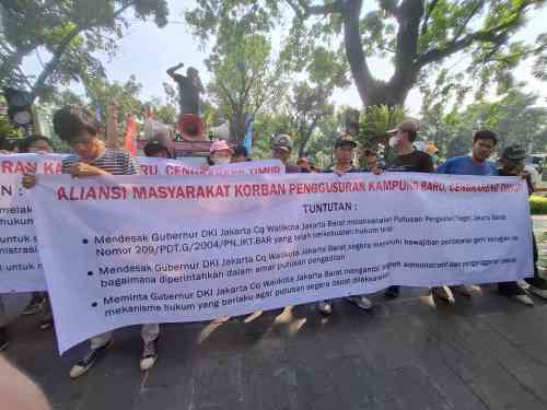 Warga Desak Penganggaran Ganti Rugi dalam APBD DKI Jakarta