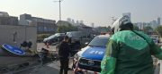 Kecelakaan Tunggal di Tol Pulau Dua, Mobil Dinas TNI AD Alami Kerusakan Depan