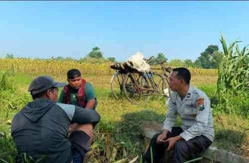 Polsek Wonoasih Perkuat Ketahanan Pangan Nasional, Binmas Serap Aspirasi Petani di Pakistaji
