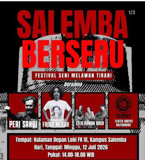Mimbar Bebas Salemba Berseru Digelar di FK UI, Mahasiswa Sampaikan Aspirasi Lewat Seni