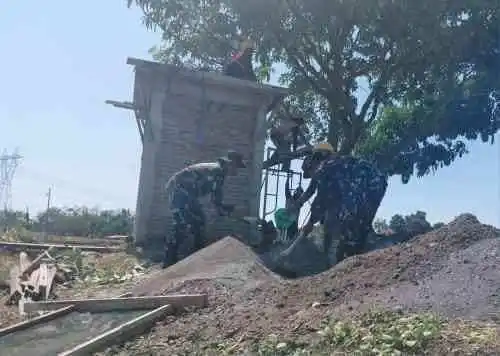 TMMD 129 Bojonegoro Sediakan Fasilitas Air Bersih Warga Bekatul Kesongo