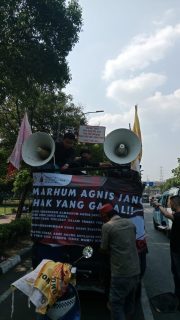 Puluhan Mahasiswa UKI Bergerak ke Mabes Polri, Tuntut Keadilan untuk Agnes Jance Zebua