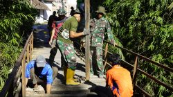 Wujudkan Jembatan Impian: Satgas TMMD 129 Bojonegoro dan Warga Bongkar Akses Lama Dusun Mundu