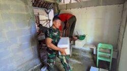Semangat Gotong Royong Ngebut! Satgas TMMD 129 Bojonegoro Garap Rumah Koko Margono